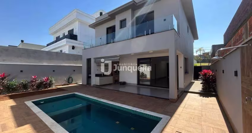 Casa em condomínio à venda, 3 quartos, 3 suítes, 2 vagas, santa rosa - piracicaba/sp