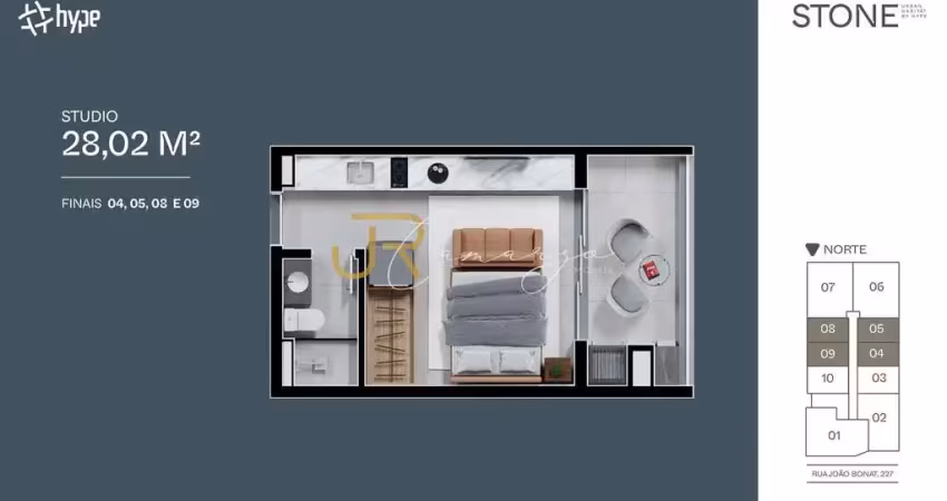 Apartamento à venda na Rua João Bonat, 227, Novo Mundo, Curitiba