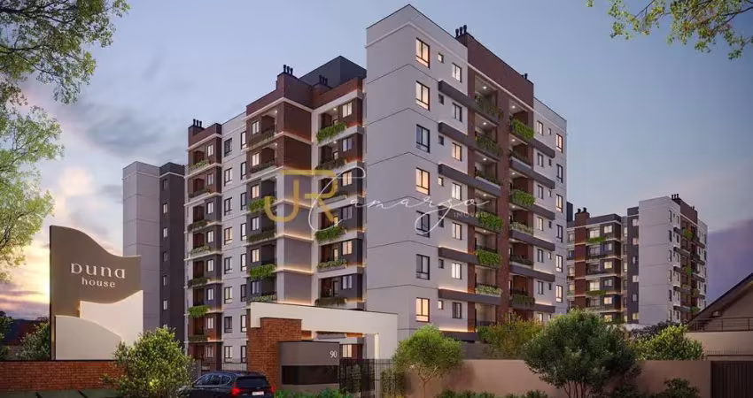 Apartamento no bairro novo mundo em curitiba  2 e 3 quartos com suíte, preços a partir de r  354 mil
