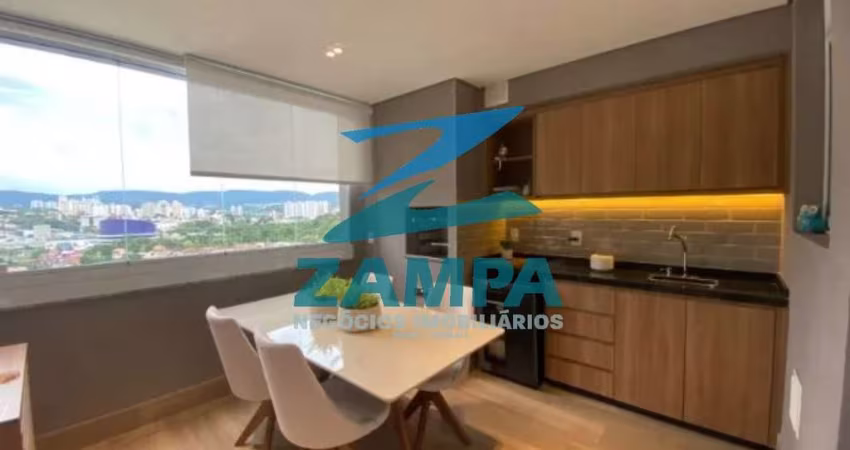 APTO MOBILIADO DE 3 QUARTOS (1 SUITE), TODO PLANEJADO, VARANDA GOURMET E 2 VAGAS COBERTAS