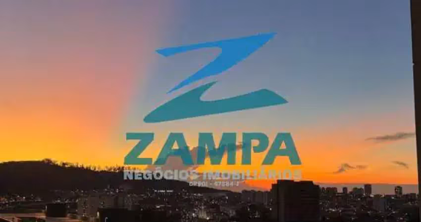 Apto de 53m² com 2 quartos, sala 2 ambientes com sacada, cozinha planejada e 1 vaga coberta