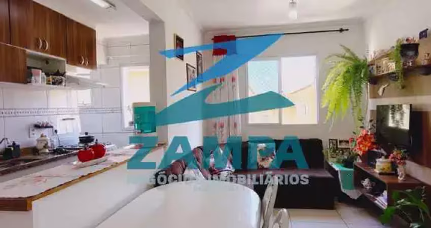 Apartamento de 2 quartos, cozinha e banheiro planejados, sala 2 ambientes e 1 vaga coberta