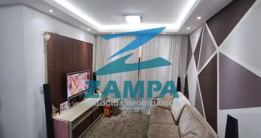 Apto no imperator com 54m² de 2 quartos e cozinha planejados, sacada e 1 vaga
