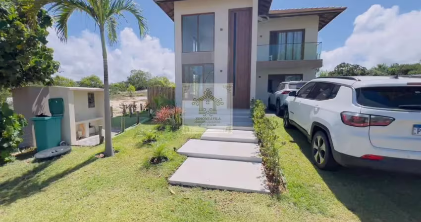 Casa em condomínio para venda em mata de são joão, sauipe, 4 dormitórios, 4 suítes, 5 banheiros, 4 vagas