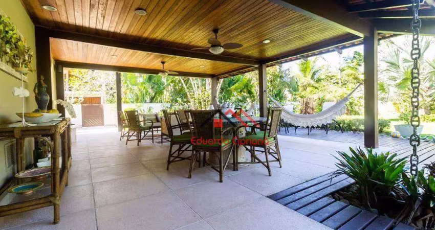 Casa com 5 dormitórios à venda, 440 m² por r$ 4.300.000,00 - massaguaçu - caraguatatuba/sp