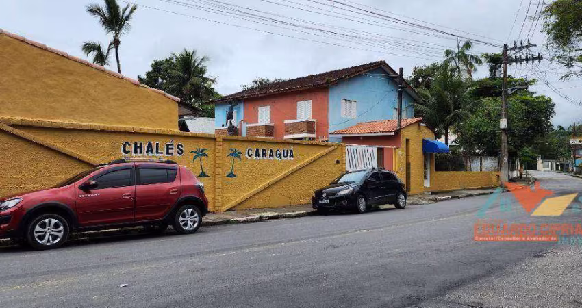 Pousada com 26 dormitórios à venda, 600 m² por R$ 2.500.000,00 - Massaguaçu - Caraguatatuba/SP