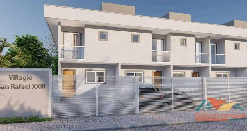 Casa com 2 dormitórios à venda, 77 m² por R$ 450.000,00 - Massaguaçu - Caraguatatuba/SP