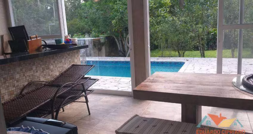 Casa com 4 dormitórios à venda, 257 m² por r$ 1.300.000,00 - mococa - caraguatatuba/sp
