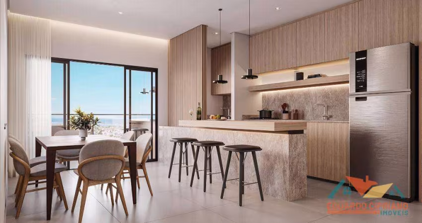 Apartamento com 2 dormitórios à venda, 69 m² por R$ 409.389,57 - Praia das Palmeiras - Caraguatatuba/SP