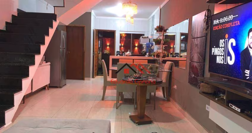 Casa com 2 dormitórios para alugar, 78 m² por R$ 2.500,00/mês - Praia das Palmeiras - Caraguatatuba/SP