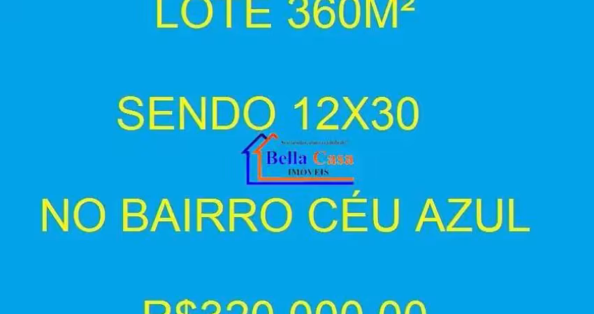 Terreno à venda na Rua Ana de Alvarenga Campos, Céu Azul, Belo Horizonte
