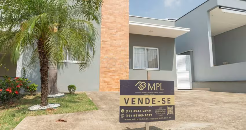 Casa à venda no condomínio mantova em indaiatuba ? 3 dorms, suíte e quintal