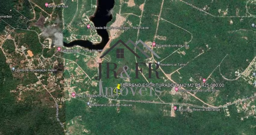 Quintas do Castelo, Lagoa de Aruá. Lote com 2.442 m2 Praia do Forte.
