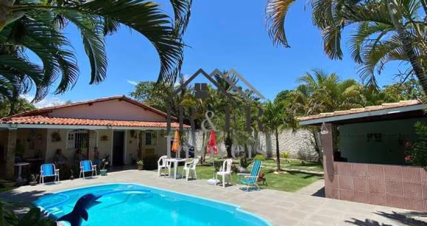 Chácaras Rio Jacuípe, ótima casa térrea, com piscina em terreno com 1.060m²