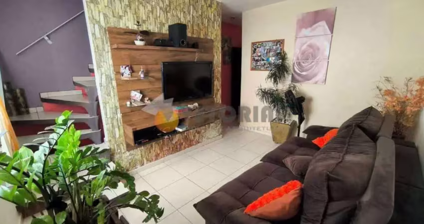 Sobrado em condomínio à venda em caraguatatuba, balneário dos golfinhos, com 2 quartos, 62m²