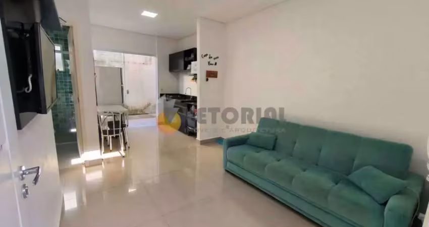 Casa de condomínio à venda em caraguatatuba, massaguaçu, com 2 quartos, 45m²