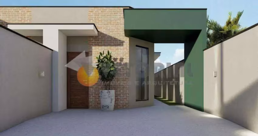 Casa à venda em caraguatatuba, balneário recanto do sol, com 3 quartos, 70m²