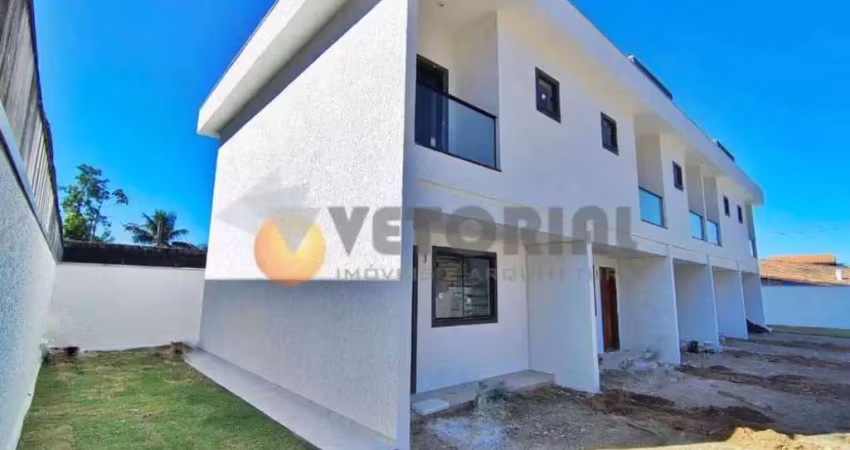 Sobrado à venda em caraguatatuba, massaguaçu, com 2 quartos, 70m²