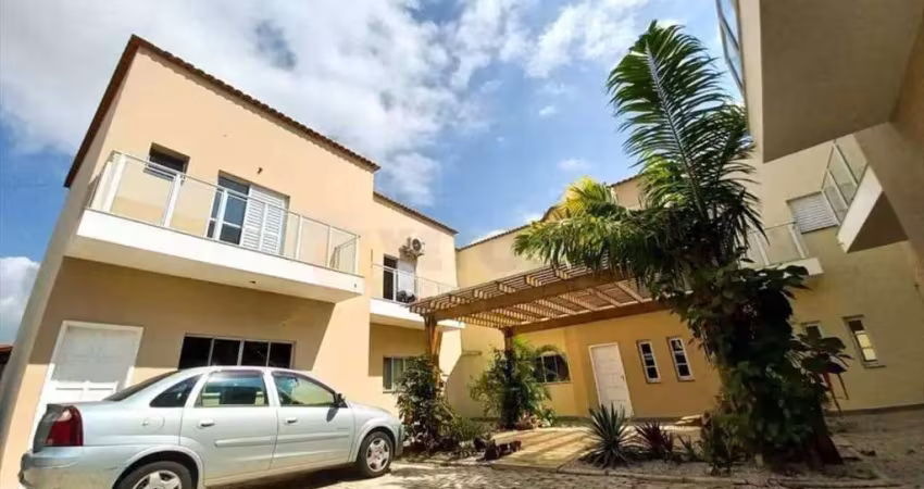 Sobrado em condomínio à venda em caraguatatuba, pontal de santa marina, com 3 quartos, 142m²