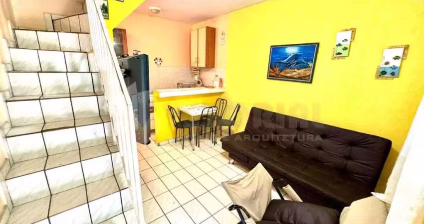 Sobrado em condomínio à venda em caraguatatuba, martim de sá, com 2 quartos, 54m²