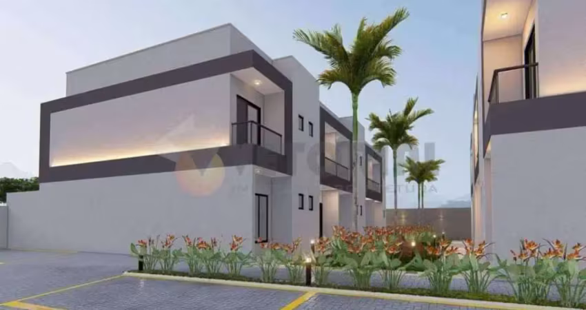 Sobrado à venda em caraguatatuba, capricórnio ii, com 2 quartos, 75m²