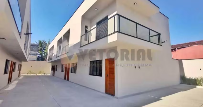 Sobrado em condomínio com 2 quartos, 89m², à venda em caraguatatuba, porto novo
