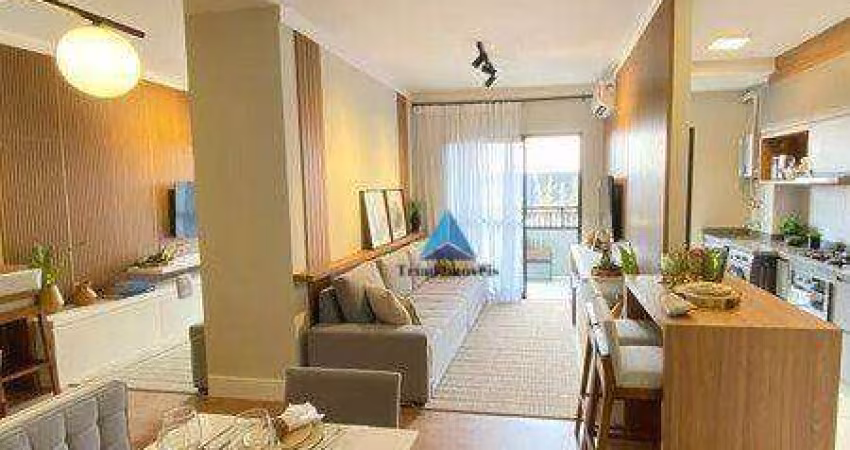 Apartamento com 2 dormitórios à venda, 65 m² por R$ 293.000,00 - Jardim Firenze - Santa Bárbara D'Oeste/SP