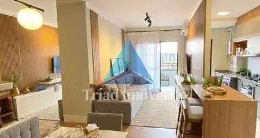 Apartamento com 2 dormitórios à venda, 65 m² por r$ 293.000,00 - jardim firenze - santa bárbara d'oeste/sp
