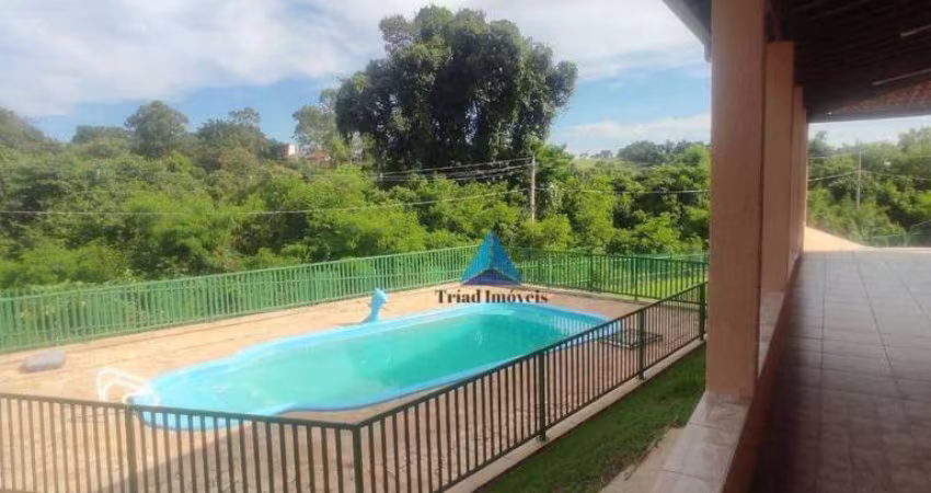 CHÁCARA COM 4 QUARTOS, ÁREA GOURMET E  PISCINA EM SANTA BÁRBARA D'OESTE - SP