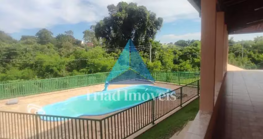 Chácara com 4 quartos, área gourmet e  piscina em santa bárbara d'oeste - sp