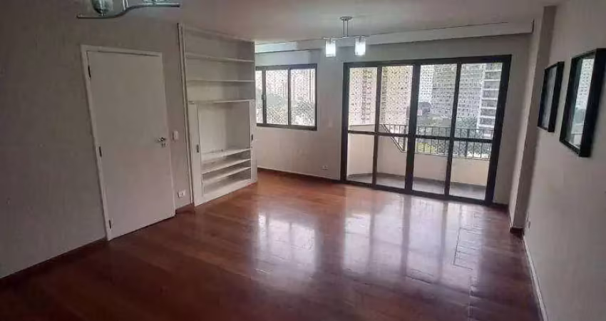 Apartamento com 3 dormitórios para alugar, 129 m² por r$ 9.600,00/mês - moema - são paulo/sp