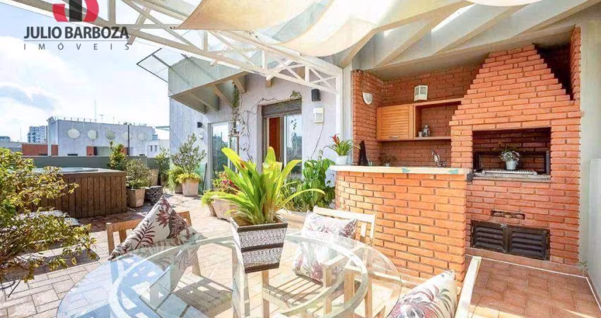 Cobertura com 3 dormitórios à venda, 287 m² por R$ 3.480.000,00 - Moema - São Paulo/SP