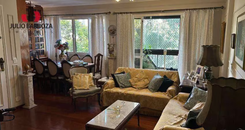 Apartamento com 3 dormitórios à venda, 129 m² por r$ 1.740.000,00 - moema - são paulo/sp