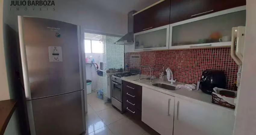 Apartamento com 1 dormitório, 50m², com 2 banheiros no Brooklin, ao lado do Metrô, 1 vaga de garagem