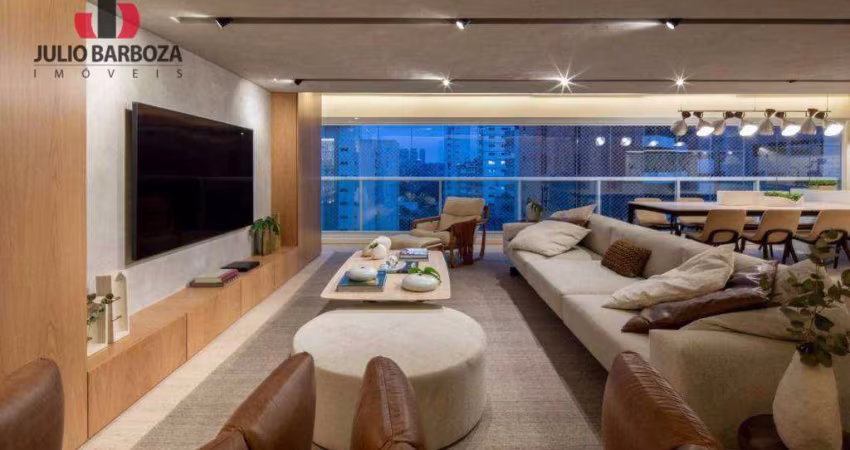 Apartamento com 3 dormitórios à venda, 164 m² por R$ 3.500.000,00 - Brooklin - São Paulo/SP