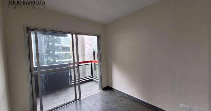 Apartamento com 2 ormitórios, sendo 1 suíte, sacada, 1 vaga de garagem na Vila Olímpia