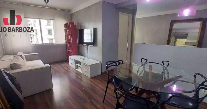 Apartameno mobiliado, com 1 dormitório, mais 2º opcional, , 2 banheiros, 1 vaga de garagem, em Moema pássaros