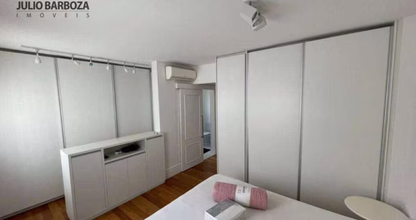 Apartamento totalmente mobiliado com 2 dormitórios, em Moema pássaros, e 1 vaga de garagem