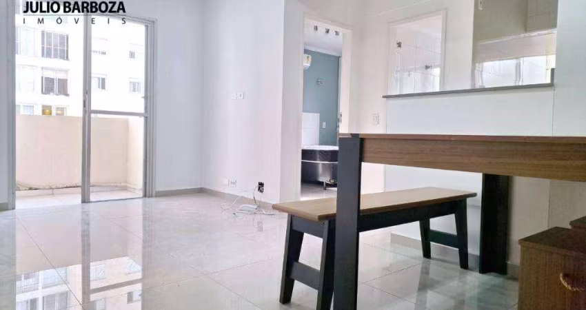 Apartamento com 1 dormitório para alugar, 42 m² por R$ 4.600,00/mês - Moema - São Paulo/SP