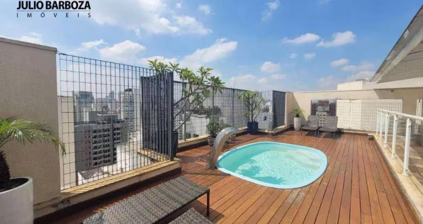 Apartamento em moema pássaros, 1 dormitório, sala , cozinha, área de serviço, 1 vaga de garagem