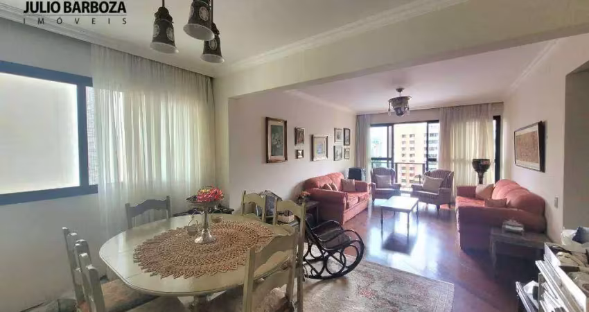 Apartamento em moema pássaros, 152m³², com3 dormitórios, sendo 1 suíte com closet, e 3 vagas de garagem