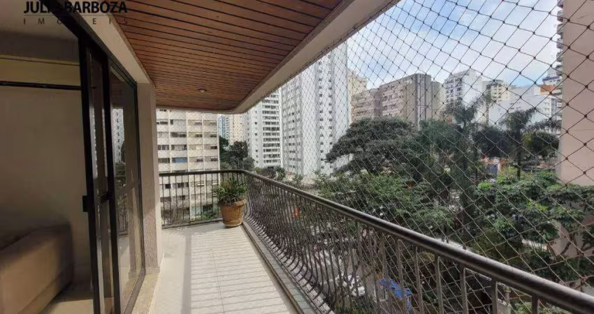 Apartamento em moema pássaros, modernizado com 4 dormitórios, 170m²sendo 2 suítes, 2 vagas de garagem, mais depósito, e vagas paras visitantes