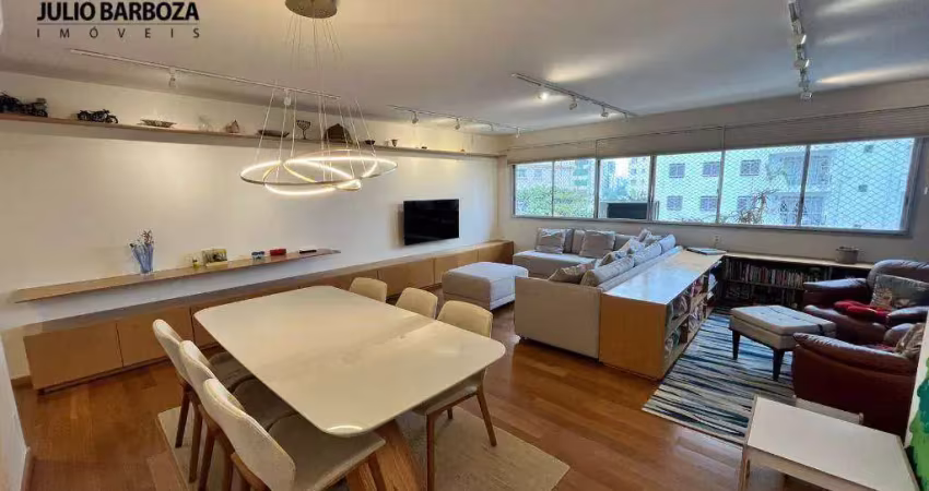 Lindo aapartamento totalmente modernizado, 128m², e 1 vaga de garagem, no campo  belo