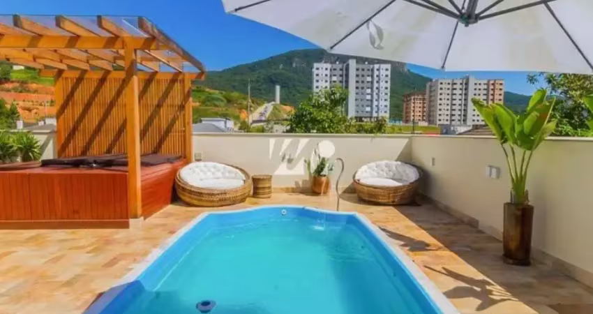 Excelente casa pedra branca com linda vista 4 quartos - imv