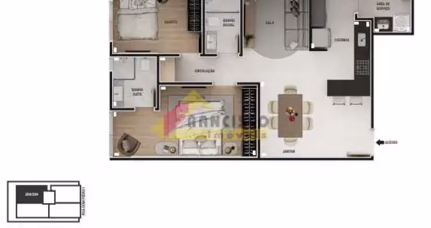 Apartamento à venda, 2 quartos, 1 suíte, 1 vaga, sidil - divinópolis/mg