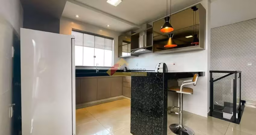 Apartamento cobertura à venda, 3 quartos, 1 suíte, 2 vagas, bom pastor - divinópolis/mg
