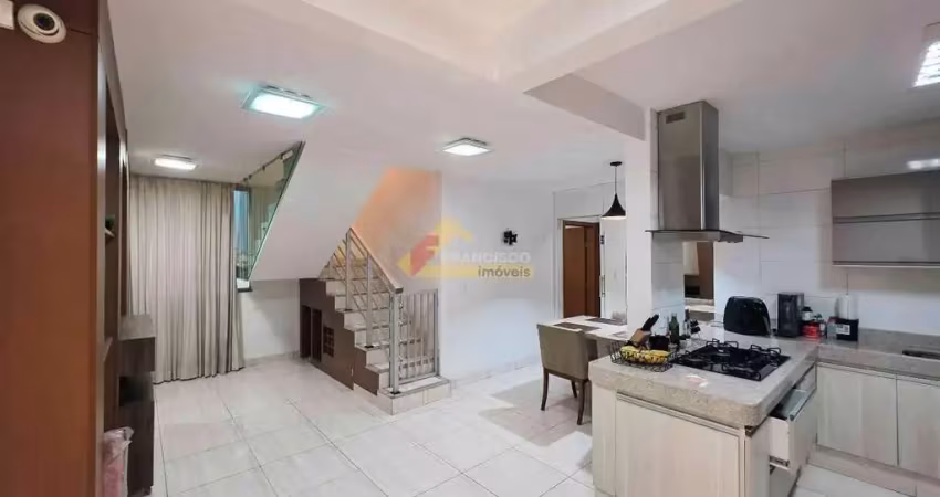 Apartamento cobertura à venda, 3 quartos, 1 suíte, 2 vagas, manoel valinhas - divinópolis/mg