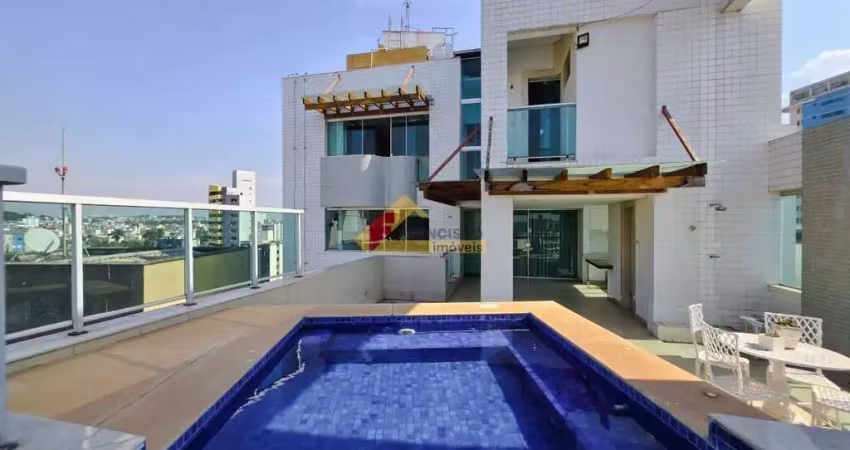 Apartamento cobertura à venda, 3 quartos, 2 suítes, 3 vagas, centro - divinópolis/mg