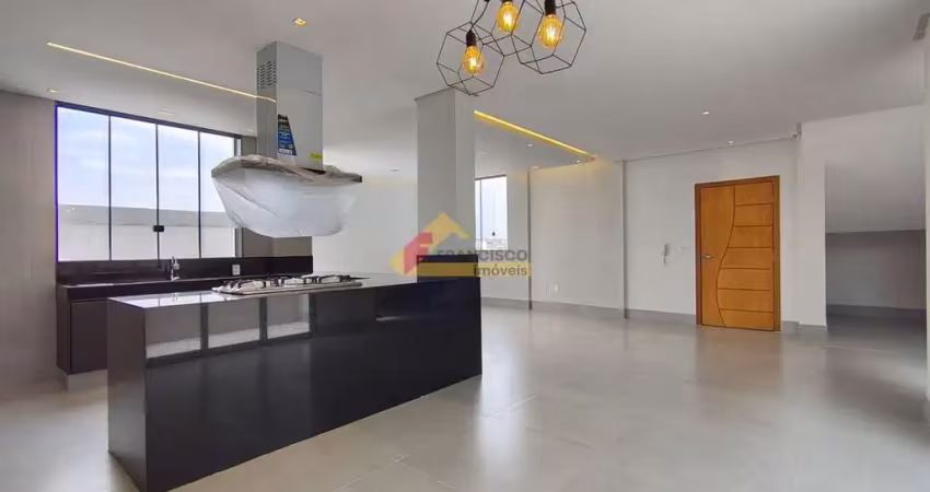 Apartamento cobertura para aluguel, 3 quartos, 1 suíte, 3 vagas, manoel valinhas - divinópolis/mg