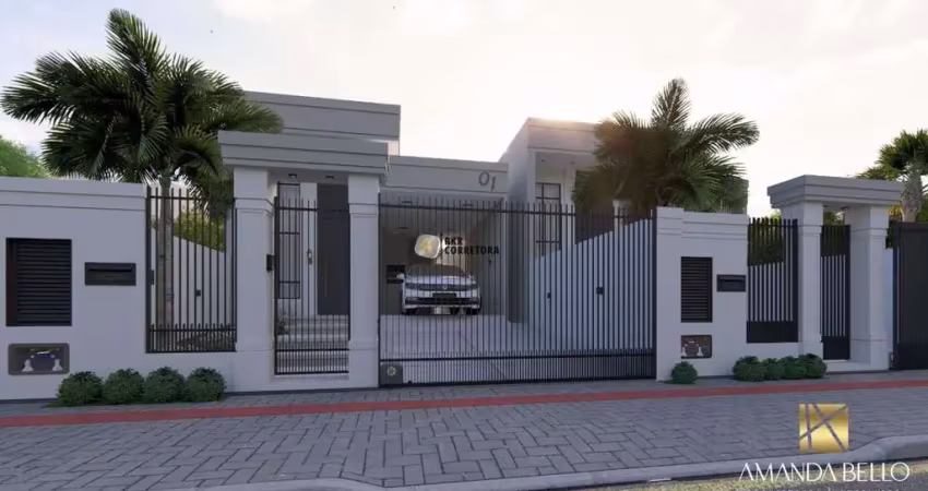 Casa para venda em brusque, são joão, 3 dormitórios, 1 suíte, 2 banheiros, 1 vaga